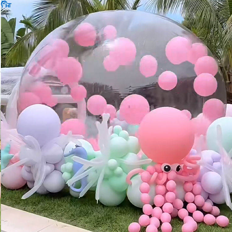 Bubble bouncy house tent